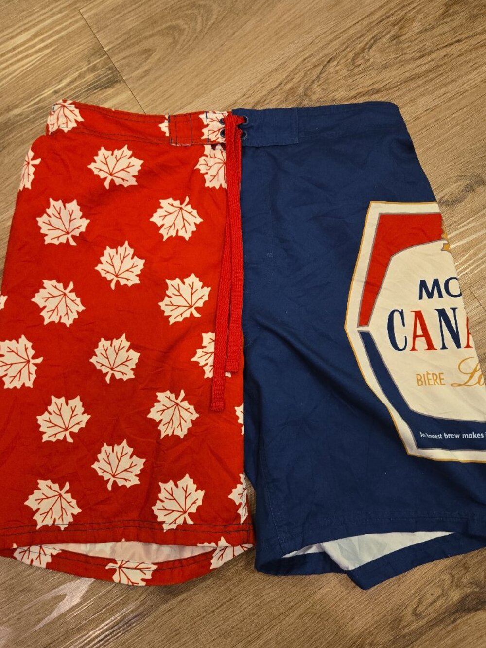 Vintage 2005 Molson Canadian Board Shorts Swim Trunks